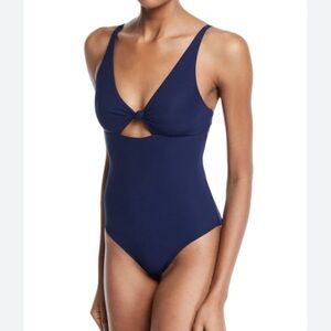 Tory Burch One Piece Swimsuit Navy Size S/P